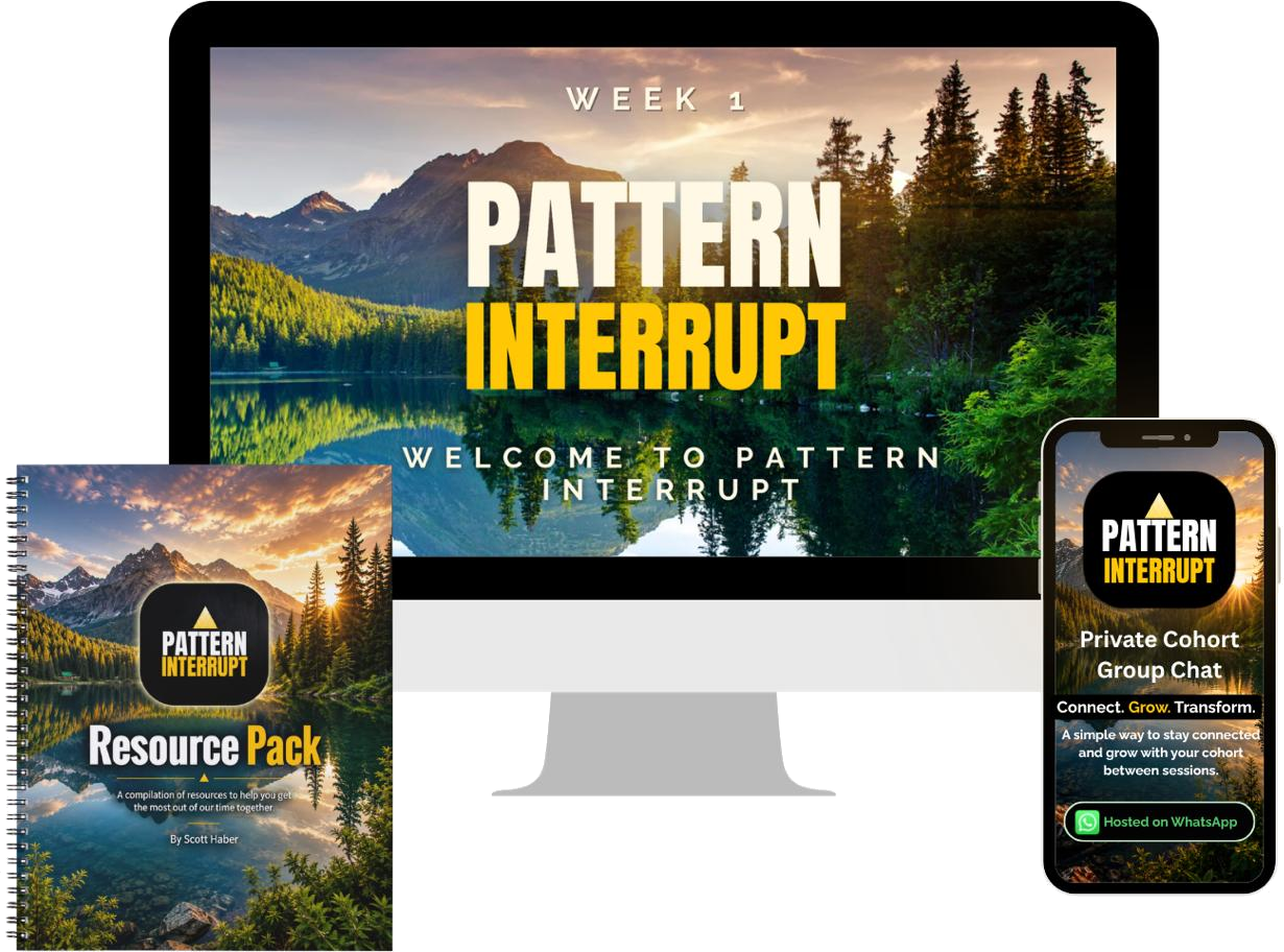 Everything included in Pattern Interrupt — sessions, resource pack, and private cohort chat